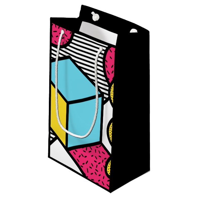 Petit Sac Cadeau Sacola Presente P Brilho Fashion 80s e 90s v01 (Devant Angle)