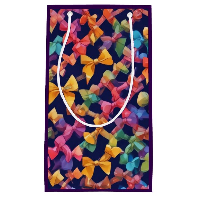 Petit Sac Cadeau Sacs-cadeaux AI Tied Bows (Devant)