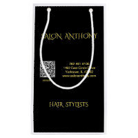 Salon de cheveux Or noir QR