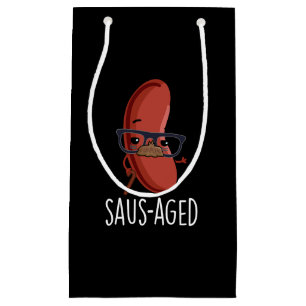 Petit Sac Cadeau Saus vieux Funny Vieux Puns de saucisse Dark BG