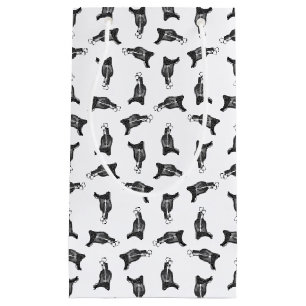 Petit Sac Cadeau Selles à cheval d'antiquité COULEUR ARRIÈRE - P
