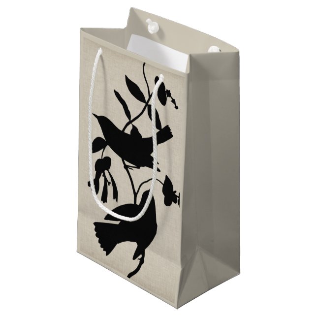 Petit Sac Cadeau Silhouette Audubon IV (Devant Angle)