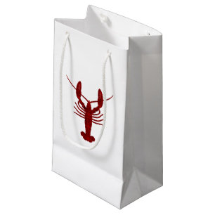 Petit Sac Cadeau Silhouette de homard