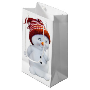 PETIT SAC CADEAU SNOWMAN JOUEUR