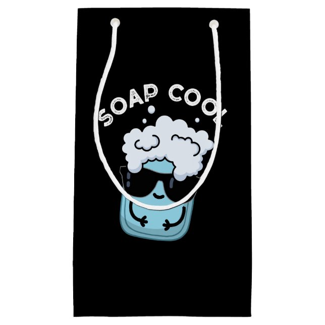 Petit Sac Cadeau Soap Cool Funny Soap Pun de savon Dark BG (Devant)