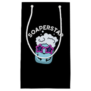 Petit Sac Cadeau Soaperstar Funny Soap Pun Dark BG