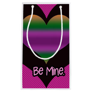 Petit Sac Cadeau Sois à moi Valentine Purple Heart