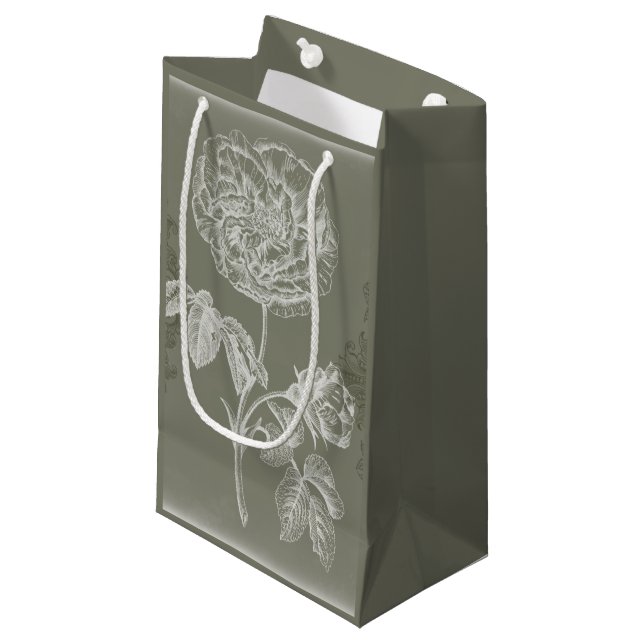 Petit Sac Cadeau Soulagement floral I (Devant Angle)