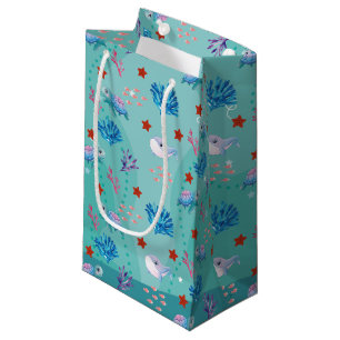 Petit Sac Cadeau Sous les créatures de la mer