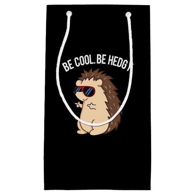 Petit Sac Cadeau Soyez Cool Soyez Héristique Funny Hedgehog Pun Dar (Devant)