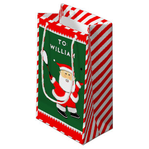 Petit Sac Cadeau Squash Sports Noël