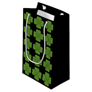 Petit Sac Cadeau St Patrick’s day, trèfle vert irlandais