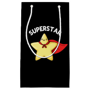 Petit Sac Cadeau Super Star Funny Astronomy Pun Dark BG