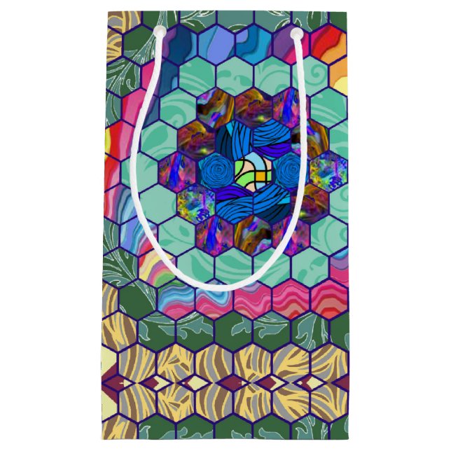 Petit Sac Cadeau Surface composée maison (Devant)