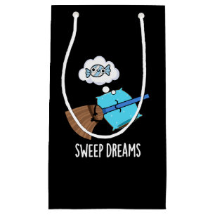 Petit Sac Cadeau Sweams Dreams Funny Broom Pun Dark BG