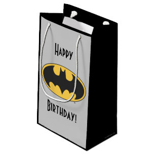 Petit Sac Cadeau Symbole Batman   Logo ovale