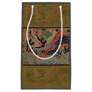Petit Sac Cadeau Symbole dragon chinois Antique asiatique