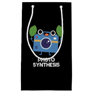 Petit Sac Cadeau Synthèse de la photo Funny Camera Pun Dark BG
