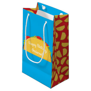 Petit Sac Cadeau Taco Anniversaire Fête Nourriture Mexicaine