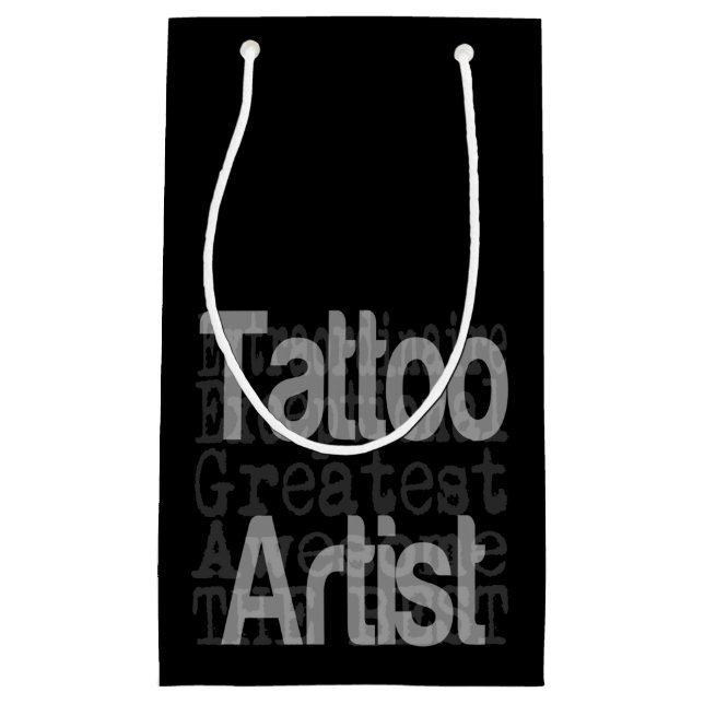 Petit Sac Cadeau Tattoo Artiste Extraordinaire (Devant)