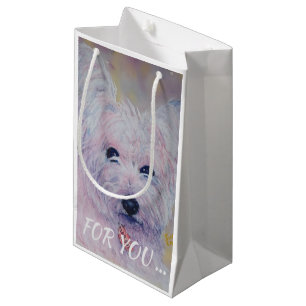 Petit Sac Cadeau TERRIER BLANC Ouest
