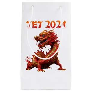 Petit Sac Cadeau Tet 2024 Année du Nouvel An dragon vietnamien