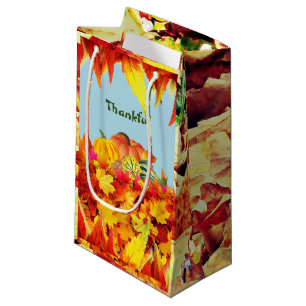 Petit Sac Cadeau Thanksgiving d'automne