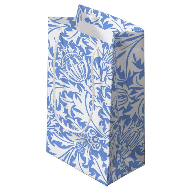 Petit Sac Cadeau Thistle, William Morris (Devant Angle)