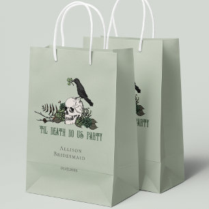 Petit Sac Cadeau Til Death Do Us Party Sage Irish Skull Bridesmaid