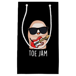 Petit Sac Cadeau Toe Jam Funny Big Toe Music Pun Dark BG