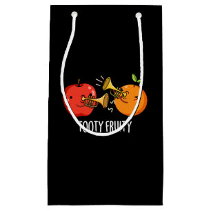 Petit Sac Cadeau Tooty Fruity Funny Fruit Musicien Pun Dark BG