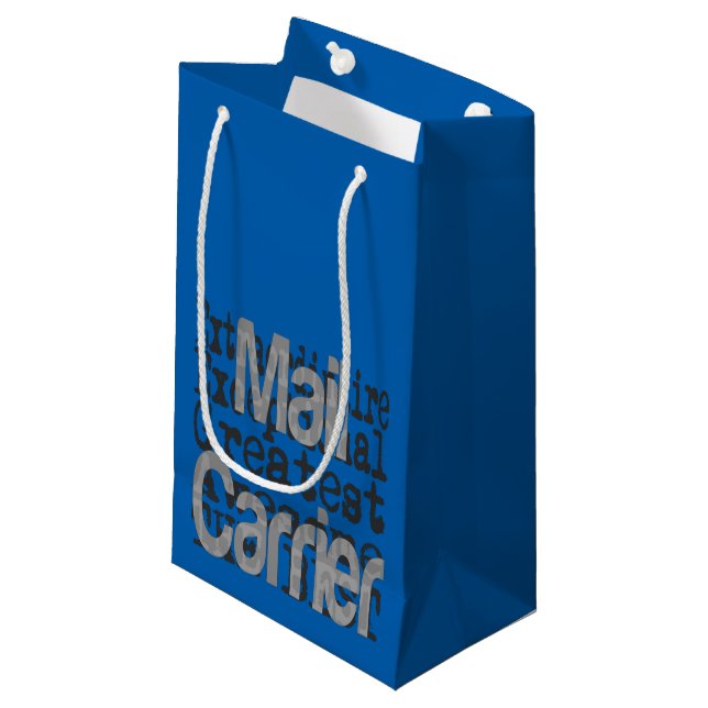 Petit Sac Cadeau Transporteur de courrier Extraordinaire (Devant Angle)