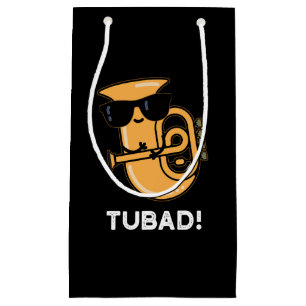 Petit Sac Cadeau Tubad Funny Musique Tuba Pun Dark BG