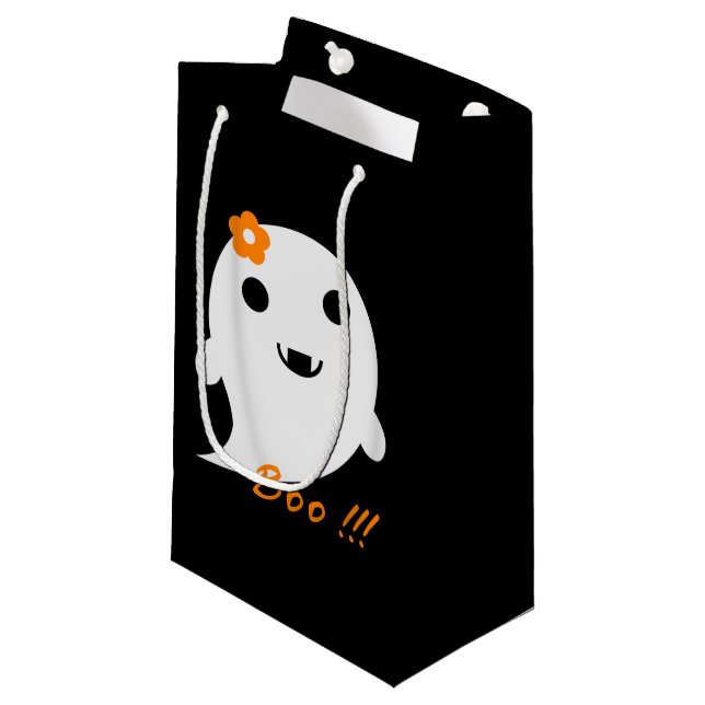 Petit Sac Cadeau Un joli fantôme d'Halloween (Devant Angle)