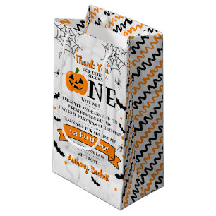 Petit Sac Cadeau Un petit Citrouille à l'occasion d'un Halloween 1e