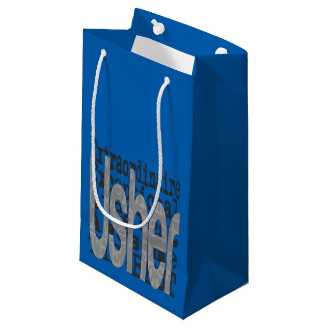Petit Sac Cadeau Usher Extraordinaire (Devant Angle)