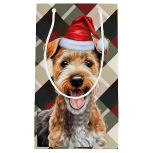 Petit Sac Cadeau Vacances Lakeland Terrier Chien Amusants Plaid Noë