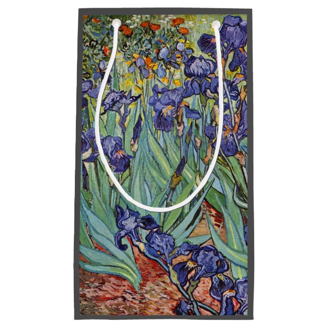Petit Sac Cadeau Van Gogh Irises Peinture impressionniste (Devant)