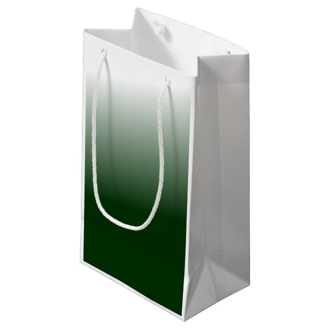 Petit Sac Cadeau Vert (Devant Angle)