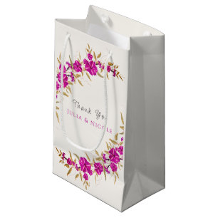 Petit Sac Cadeau Vigne à trompette sauvage violette Jardin de fleur