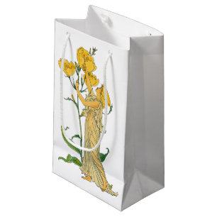 Petit Sac Cadeau Vintage Fairy Tale, Soirée Primrose, Walter Crane