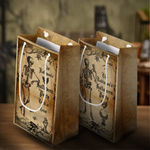Petit Sac Cadeau Vintage Goth Halloween Parti Éffrayant Dark Macabr