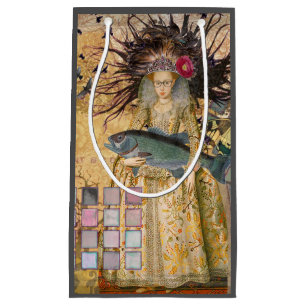 Petit Sac Cadeau Vintage Pisces femme gothique classique