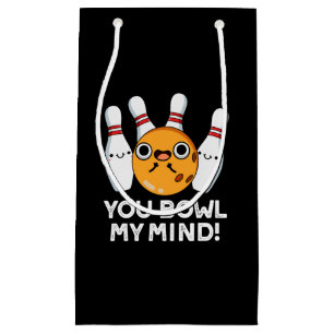 Petit Sac Cadeau Vous Bol Mon Esprit Drôle Pun Bowling Dark BG