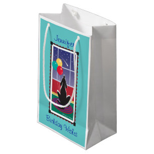 Petit Sac Cadeau WagsToWish_Balloons et Wives_Anniversaire_Turquois