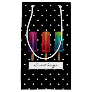 Petit Sac Cadeau Watercolor Cute Popsicle Glaces Creams