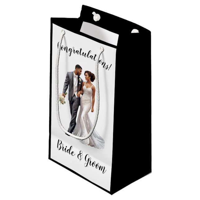 Petit Sac Cadeau Wedding Gift Bag (Devant Angle)