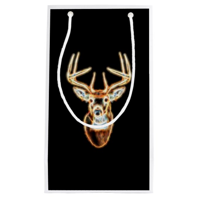 Petit Sac Cadeau White Tail Head Energy Spirit (Devant)