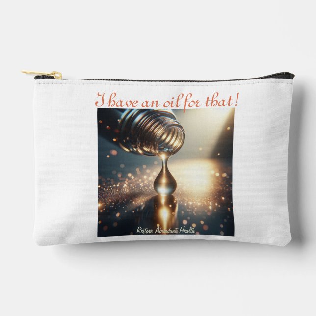 Petit sac cosmétique - ou coque à huile essentiell (Recto)