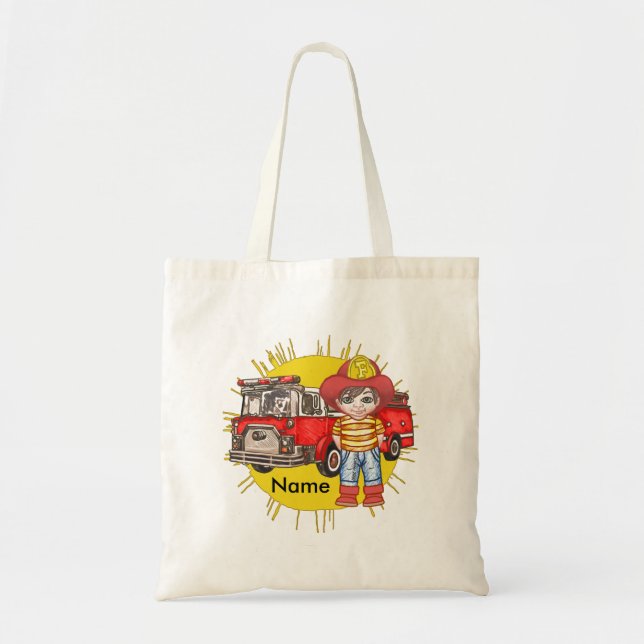 Petit sac fourre-tout de pompier (Devant)